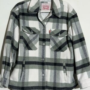 Levi's Checkered Zip-Up Jacket